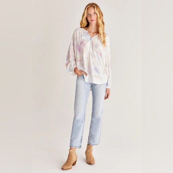 Z Supply Tops - Z Supply Bayfront Watercolor Oven Top Women’s Small EUC Flowy Lightweight